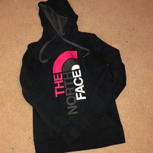 North face Hoodie Black/Pink